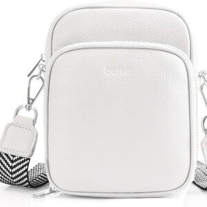 Genuine Leather Small Crossbody Purses for Women, RFID Blocking Trendy Cell Phon